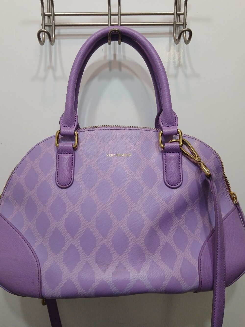 Vera Bradley Lavender Satchel